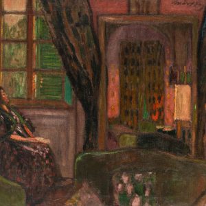 Márffy Ödön: Műteremlakás tükörrel (hommage á vuillard)