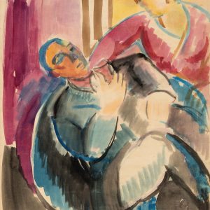 Schönberger Armand: Nő és férfi fotelben