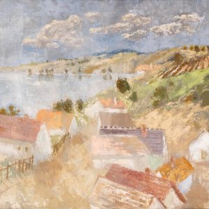 zebegényi táj házakkal